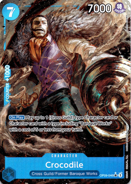 Crocodile (046) (Parallel) SR Emperors in the New World OP09-046 NM