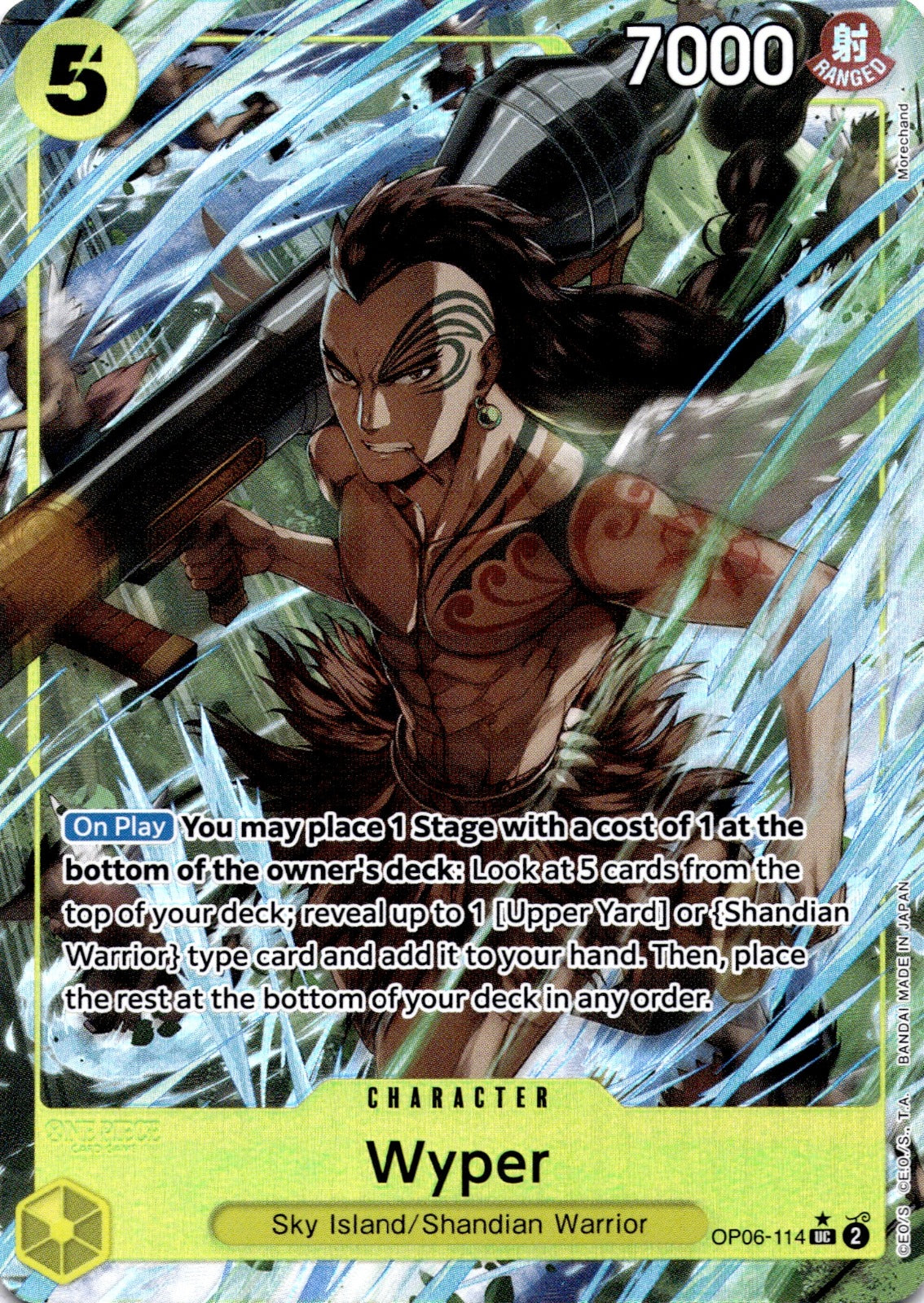 Wyper (Full Art) UC Premium Booster -The Best- OP06-114 NM