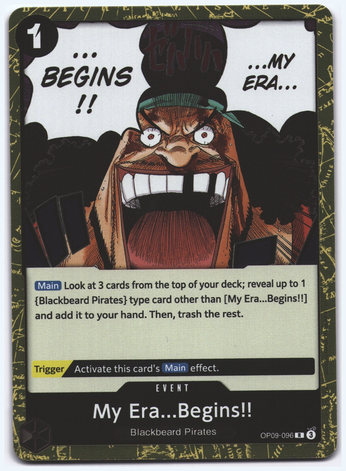 My Era...Begins!! R Emperors in the New World OP09-096 NM