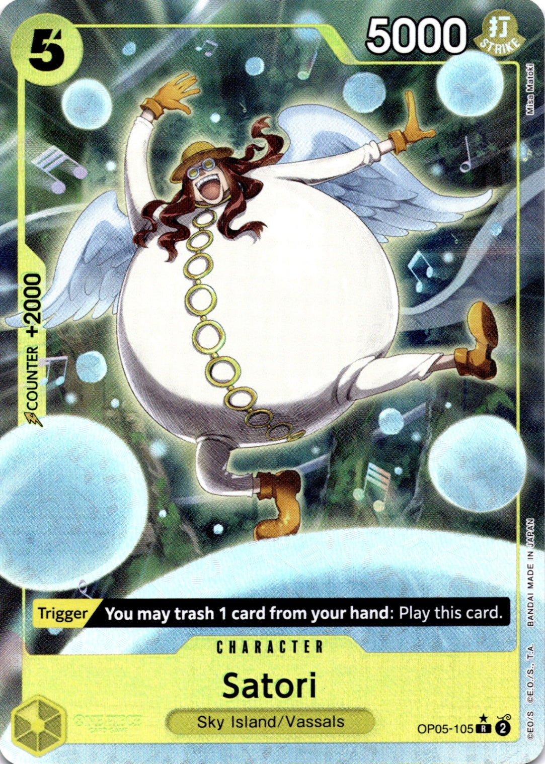 Satori (Full Art) R Premium Booster -The Best- OP05-105 NM