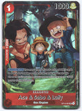 Ace & Sabo & Luffy (English Version 3rd Anniversary Set) SR One Piece Promotion Cards OP13-007 NM