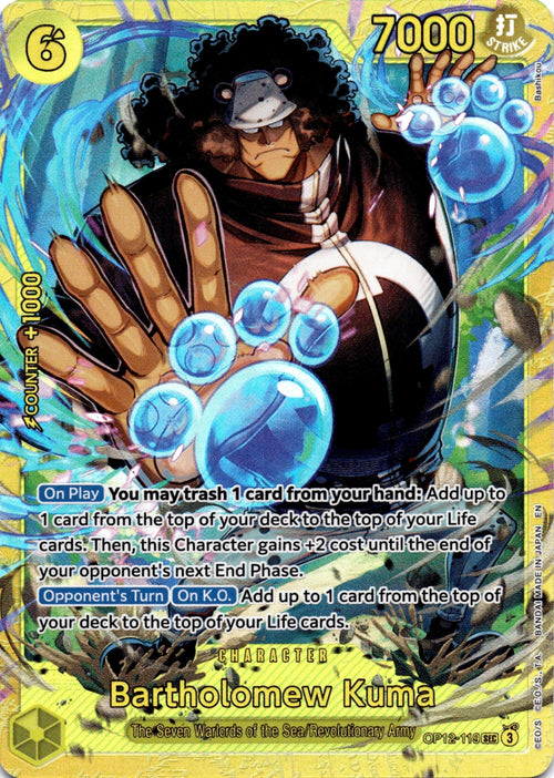 Bartholomew Kuma SEC Legacy of the Master OP12-119 NM