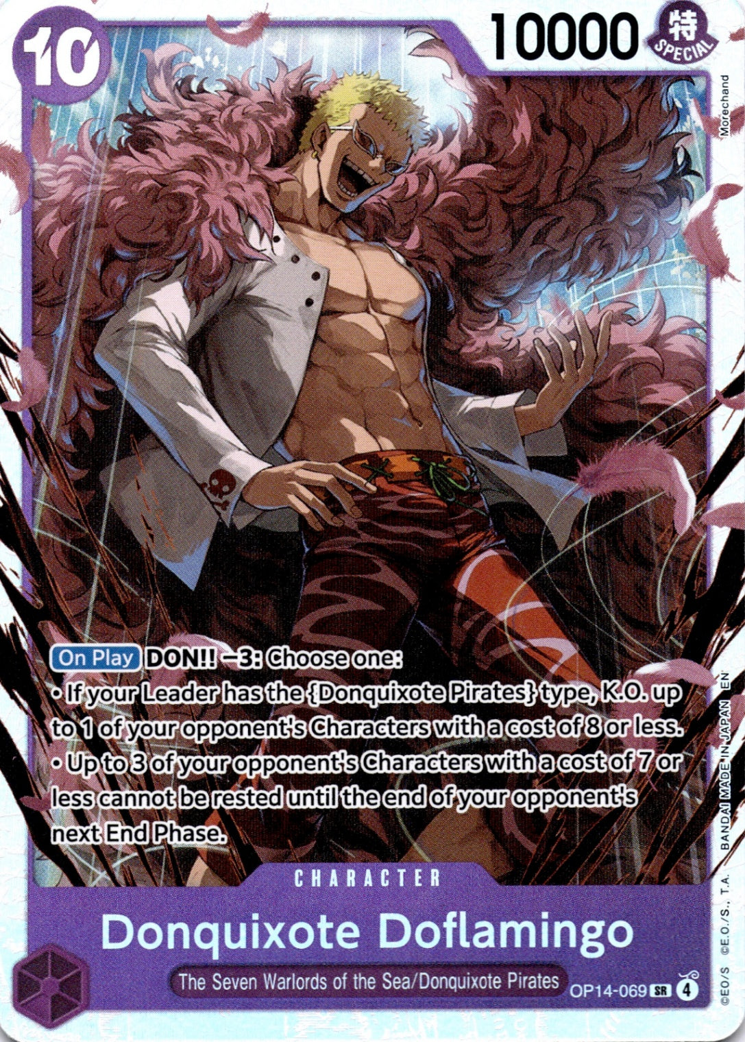 Donquixote Doflamingo - SR The Azure Sea's Seven OP14-069 NM