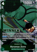 Roronoa Zoro (Winner Pack 2025 Vol. 3) R One Piece Promotion Cards EB02-019 NM