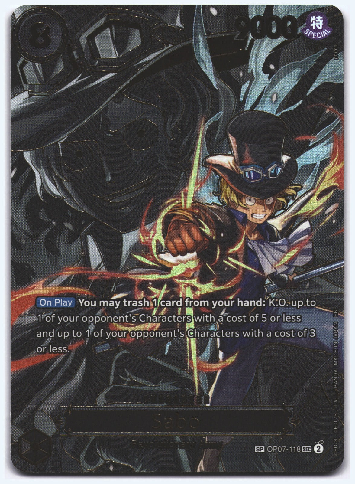 Sabo (SP) SEC Carrying On His Will OP07-118 NM
