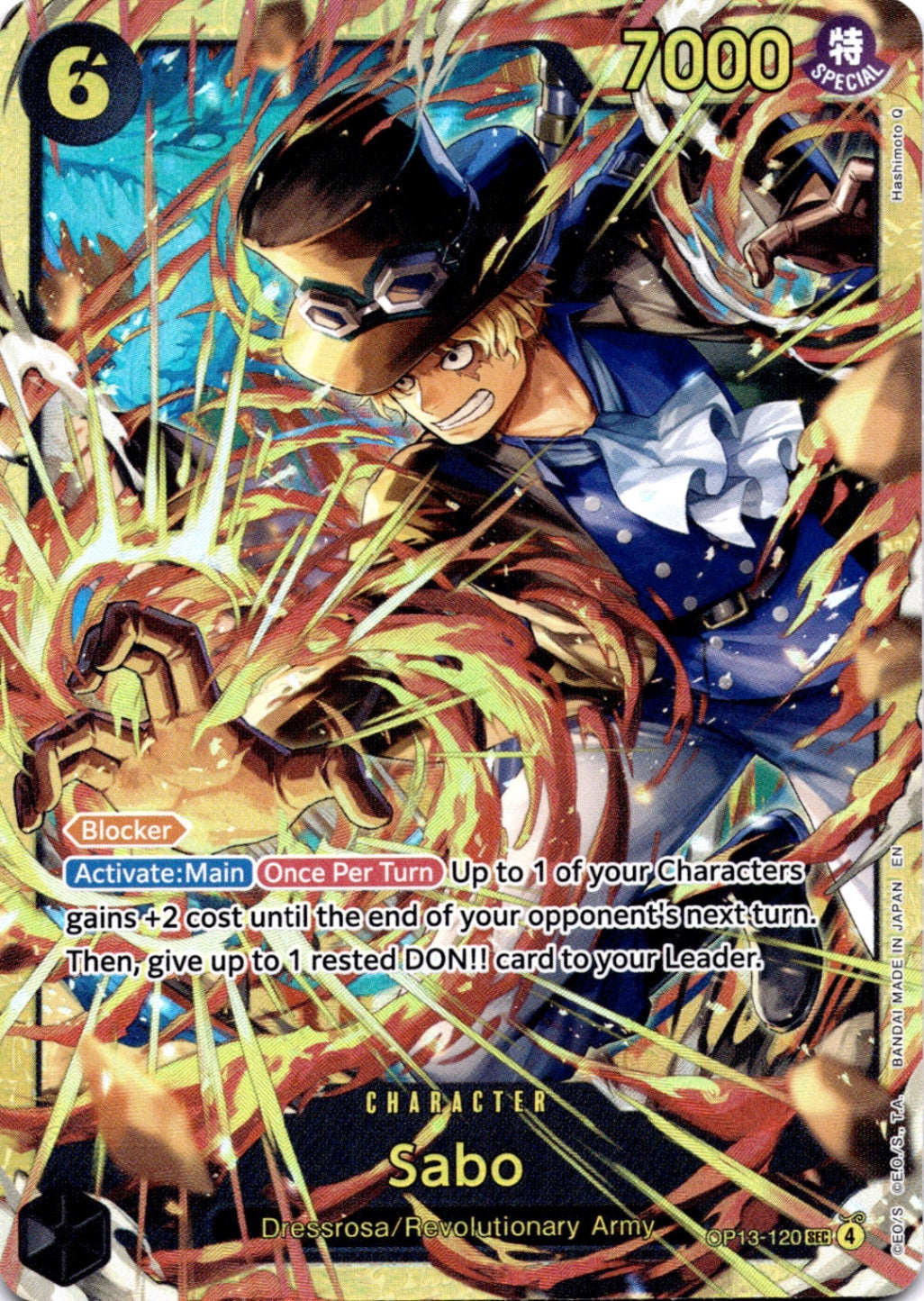 Sabo (120) SEC Carrying On His Will OP13-120 NM