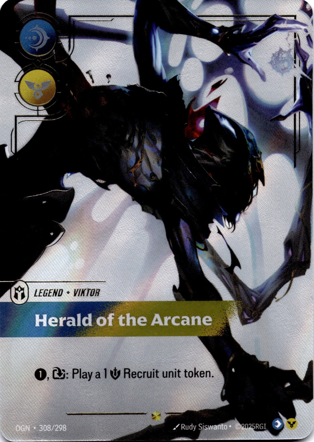 Viktor - Herald of the Arcane (Overnumbered) Showcase Origins 308/298 NM