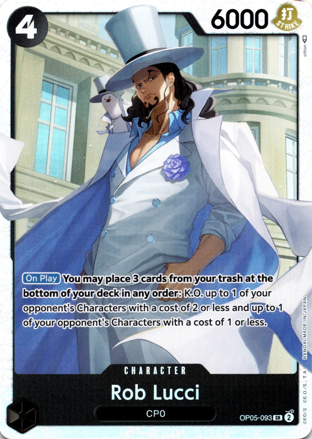 Rob Lucci (093) SR Awakening of the New Era OP05-093 NM