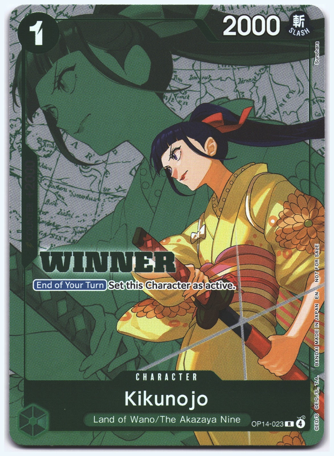 Kikunojo (Winner Pack 2026 Vol. 3) R One Piece Promotion Cards OP14-023 NM