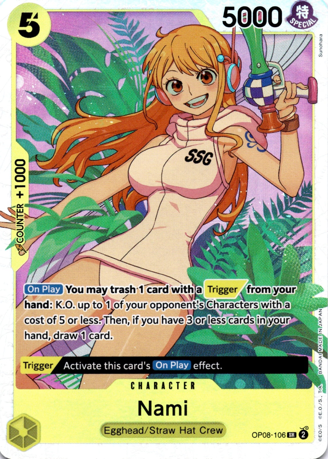 Nami SR Two Legends OP08-106 NM