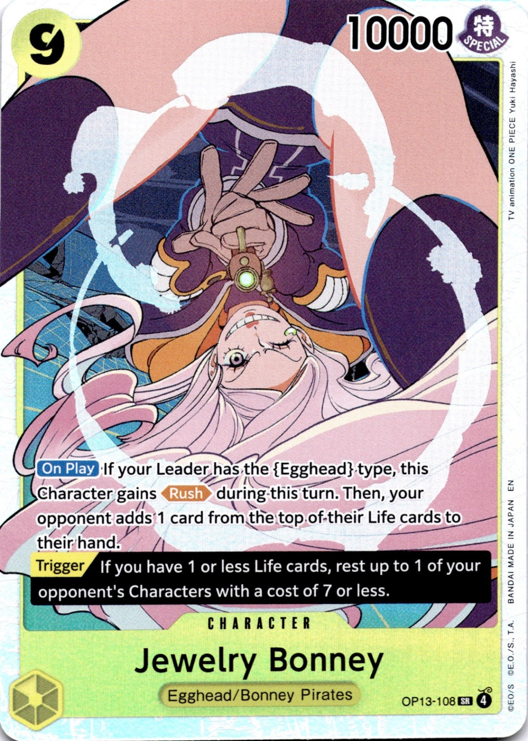Jewelry Bonney (108) SR Carrying On His Will OP13-108 NM