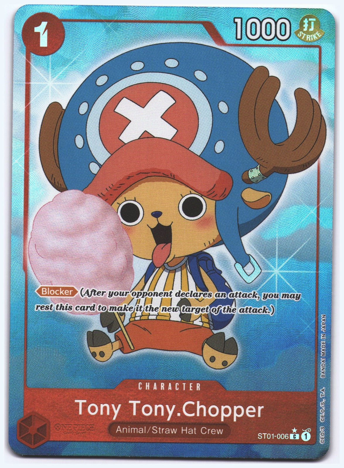 Tony Tony.Chopper C Super Pre-Release Starter Deck 1: Straw Hat Crew ST01-006 NM