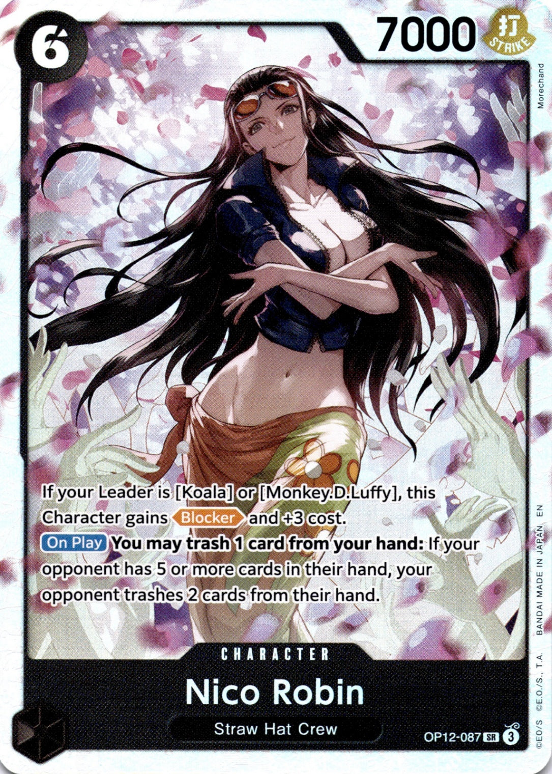 Nico Robin SR Legacy of the Master OP12-087 NM