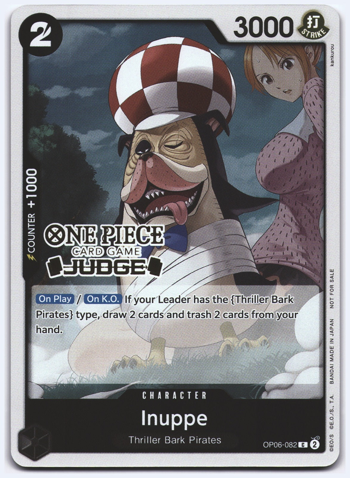 Inuppe (Judge Pack Vol. 4) C One Piece Promotion Cards OP06-082 NM