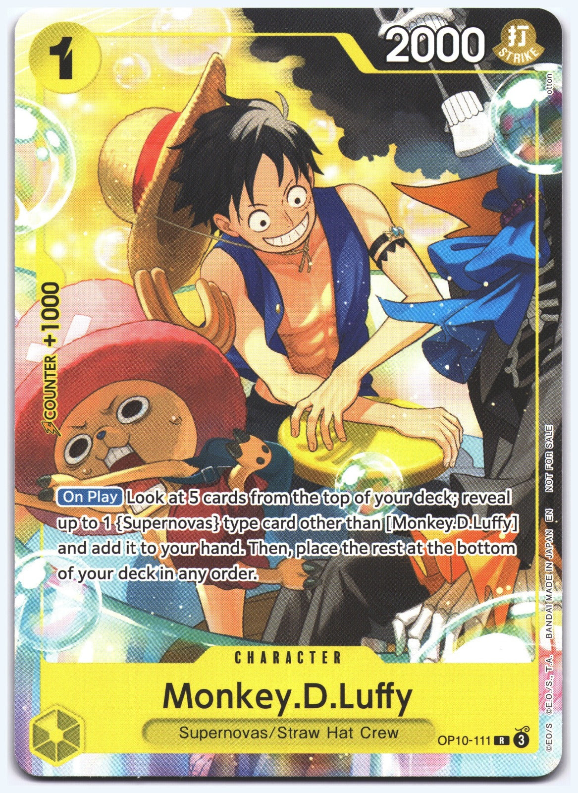 Monkey.D.Luffy (Welcome Pack 2026 Vol.1) R One Piece Promotion Cards OP10-111 NM