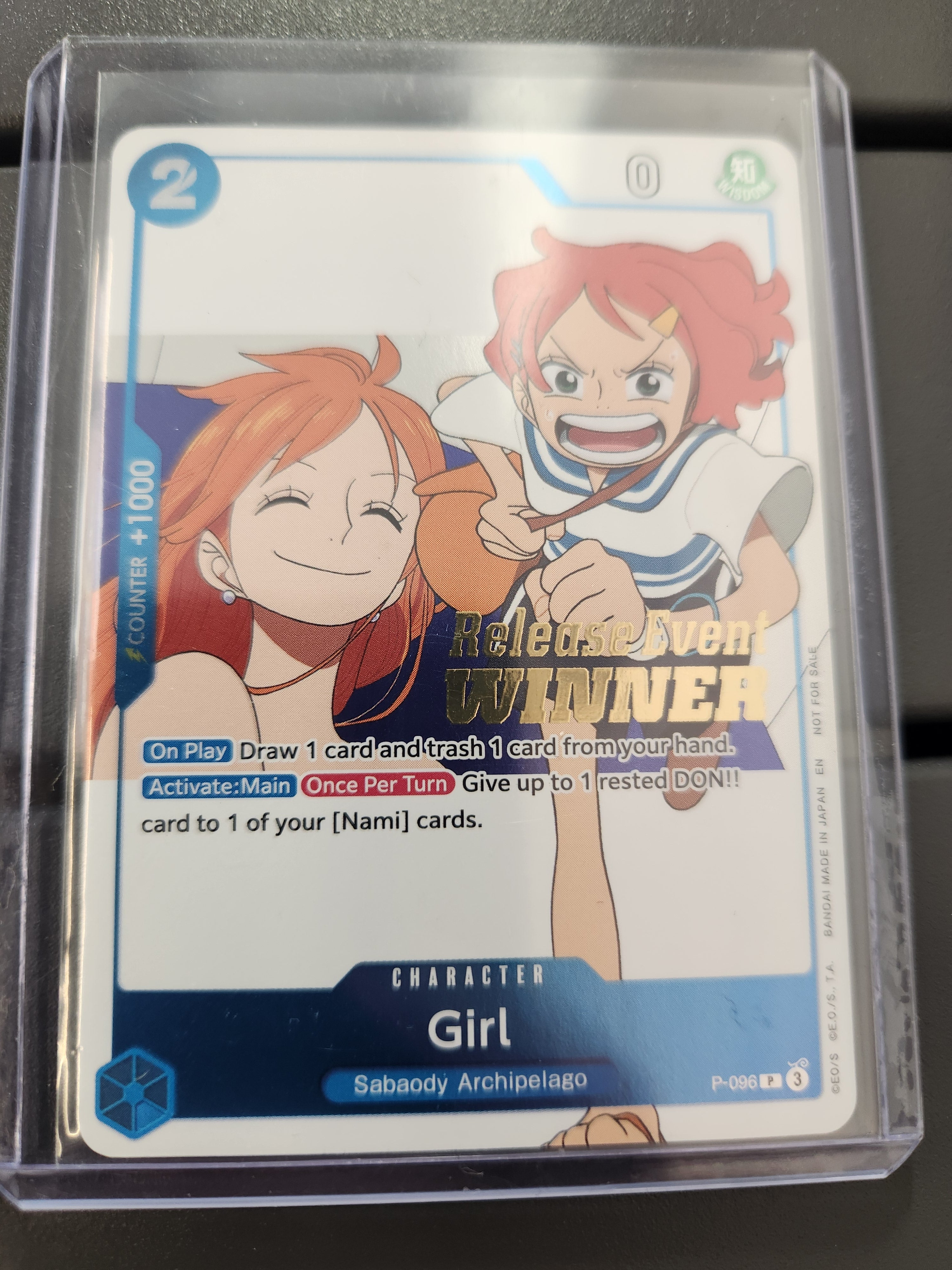 Girl (OP14 Release Event Winner) - One Piece Promotion Cards P-096 (OP-PR)