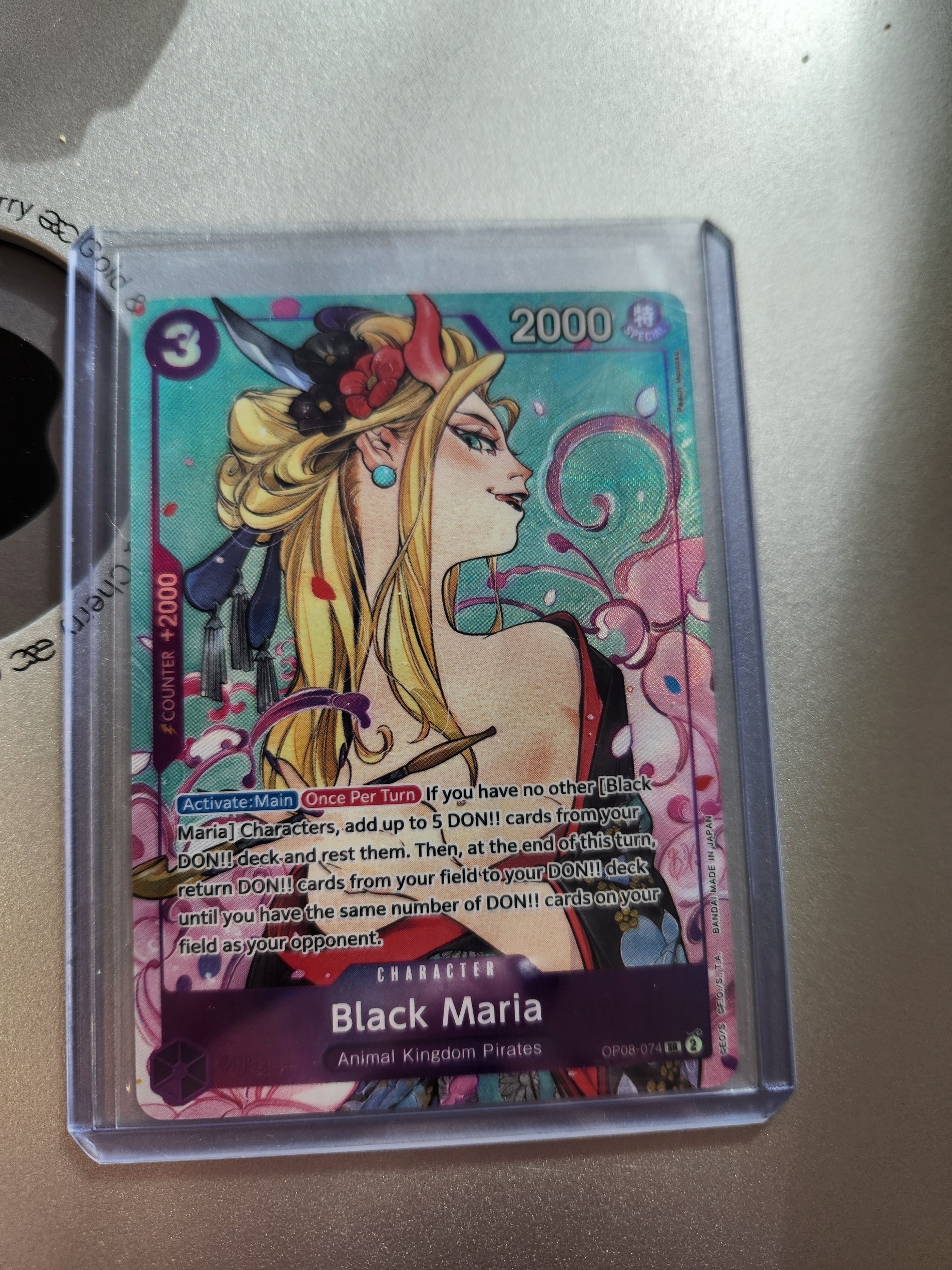 Black Maria (Illustration Box Vol.2) - One Piece Promotion Cards (OP-PR)