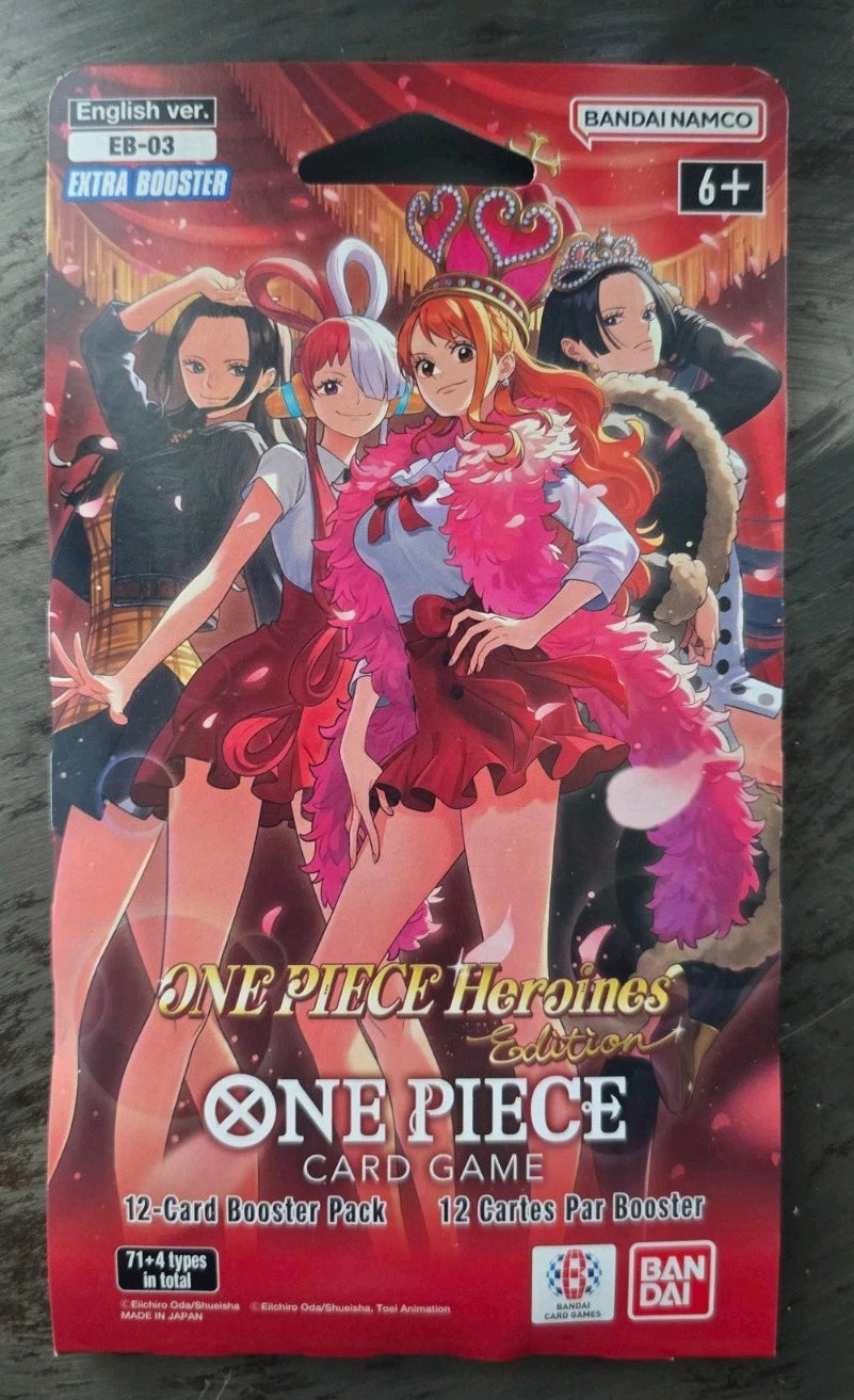 Sleeved Booster Pack - Extra Booster: One Piece Heroines Edition (EB-03)