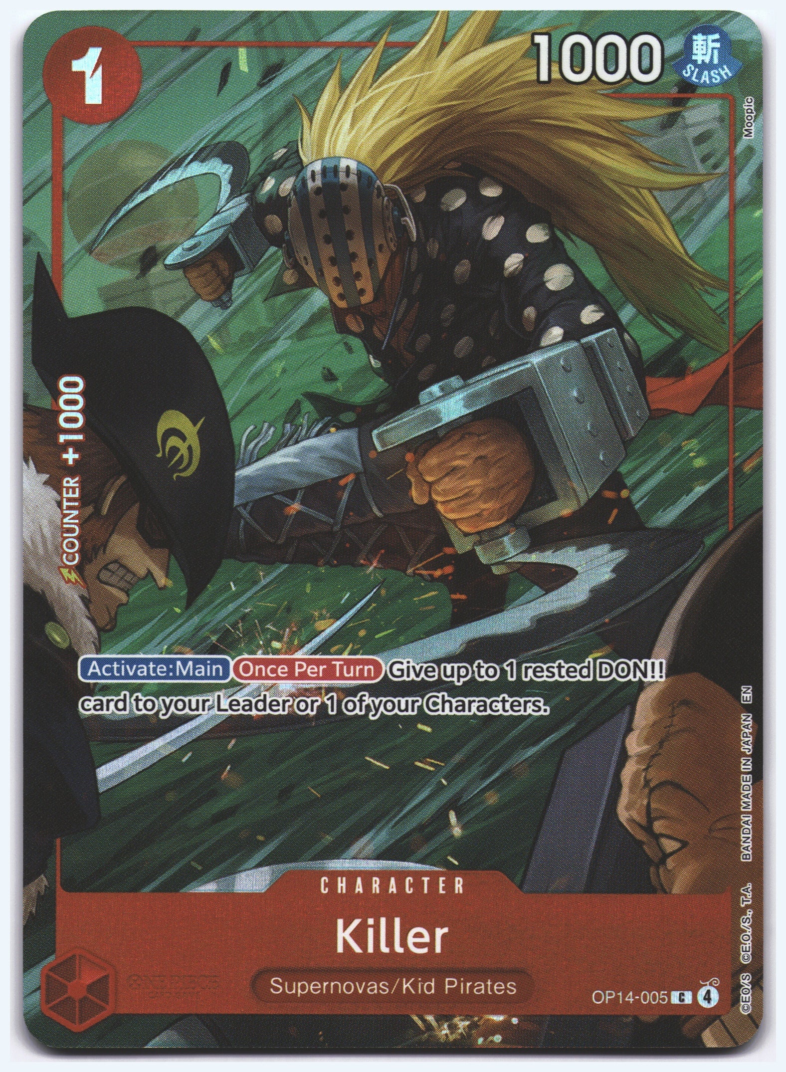 Killer (One Piece Card Game Illustration Box Vol. 8)